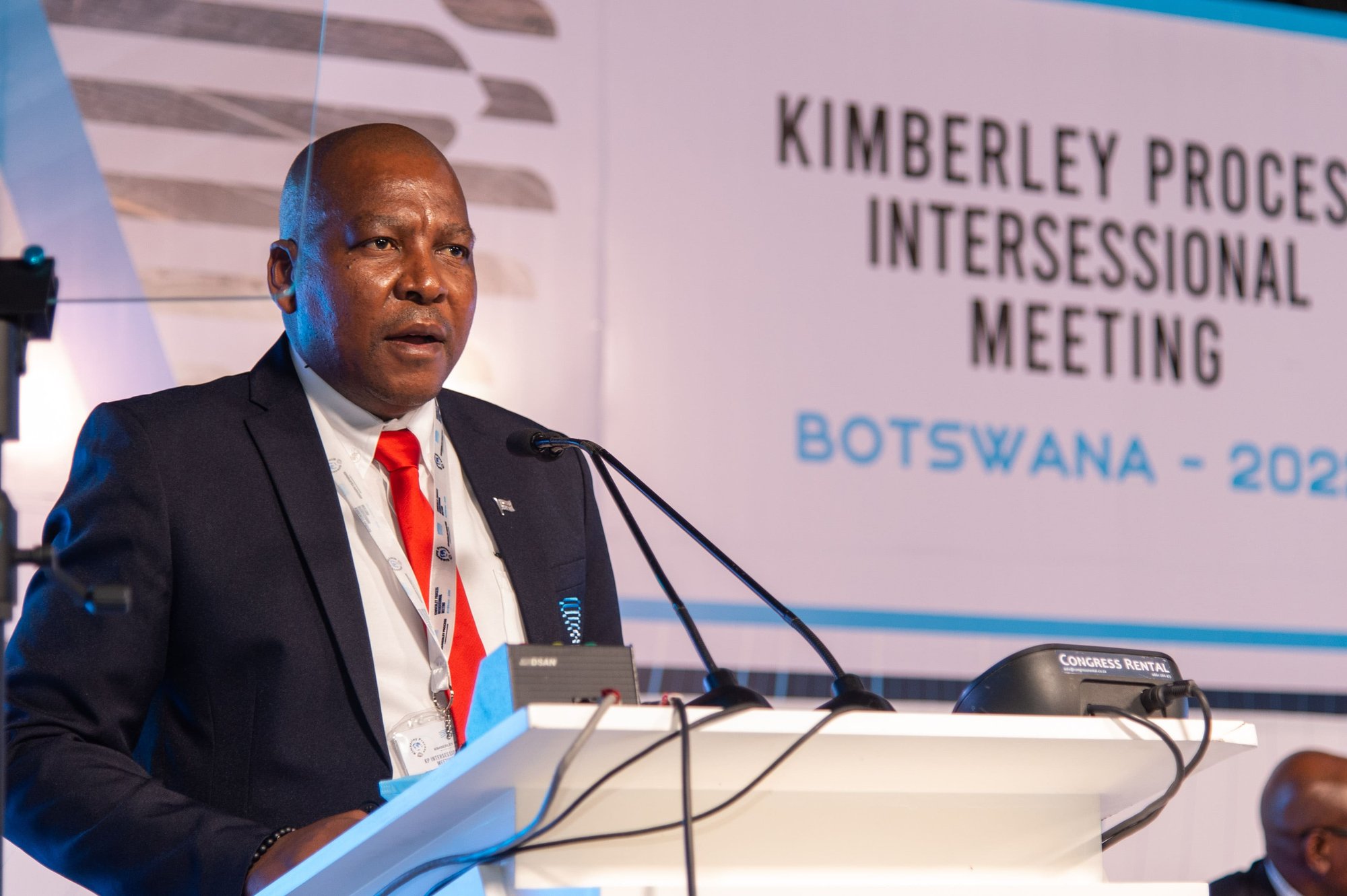 H.E. Lefoko Maxwell Moagi, minister of minerals and energy