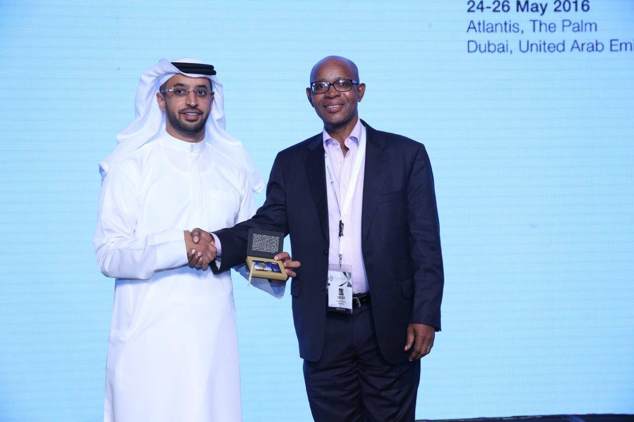 KP Chair Ahmed Bin Sulayem with Jacob Thamage