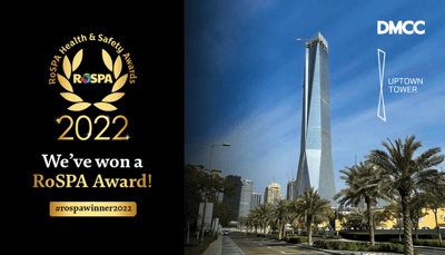 DMCC's Uptown Dubai Receives Gold Award from the Royal Society for the Prevention of Accidents (RoSPA)