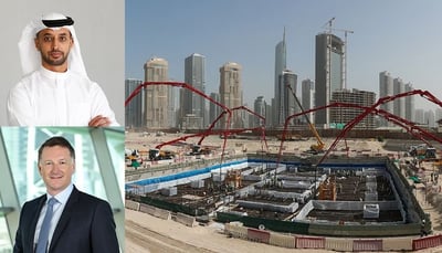 DMCC's Uptown Dubai Proceeds at Pace; Foundation Works Completed for First Super Tall Tower in Uptown Dubai District